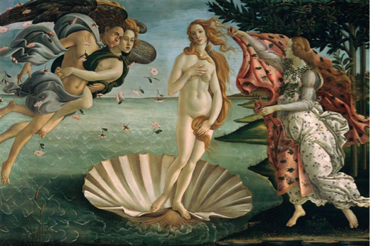 Birth of Venus. Sandro Botticelli 1483 - 1485